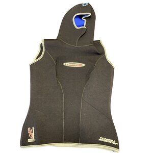 Henderson Dive Wear Hooded Titanium Hyperstretch Wetsuit Vest Size 12
